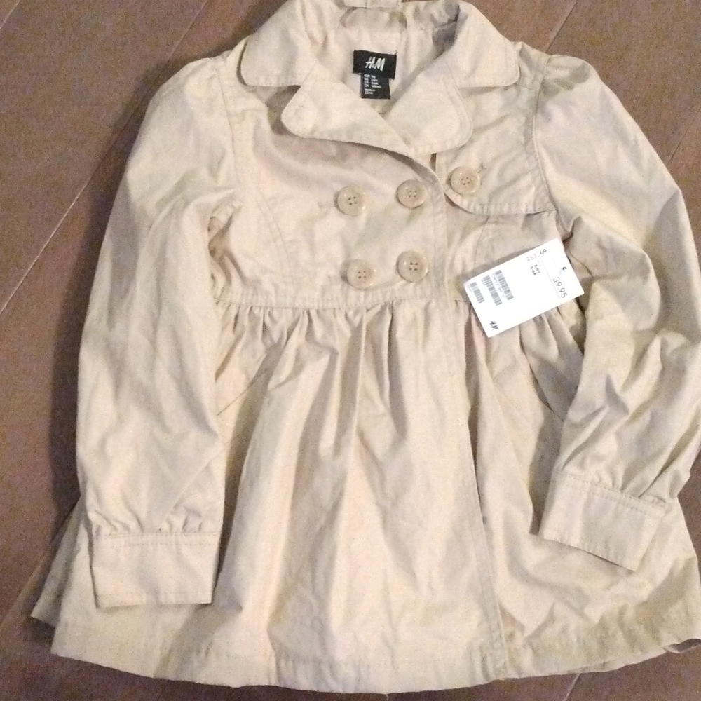 H&M Kids Beige Pea Coat